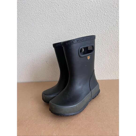 BOGS BOYS' SKIPPER II SOLID RAIN BOOTS - ROUND TOE size 9 - Picture 3 of 6